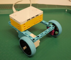 Completed car. Side.