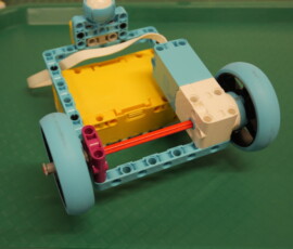 Completed car. Underneath.